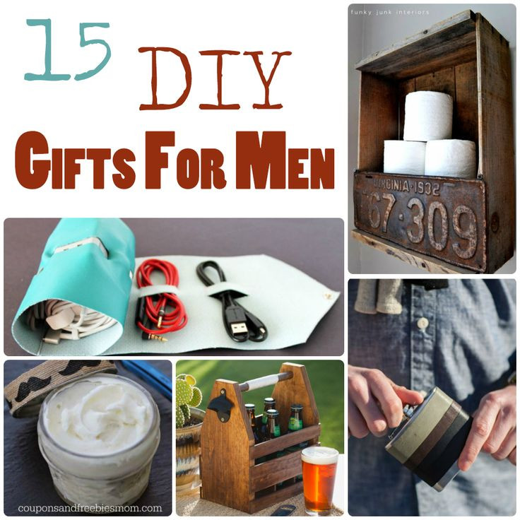 Best ideas about DIY Gift Ideas For Men
. Save or Pin 15 DIY Gifts for Men Now.