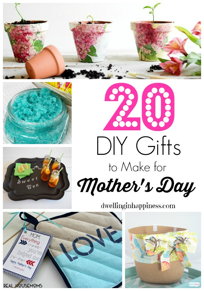 Best ideas about Diy Gift Ideas For Mom
. Save or Pin 20 DIY Gifts to Make for Mother s Day Dwelling In Happiness Now.