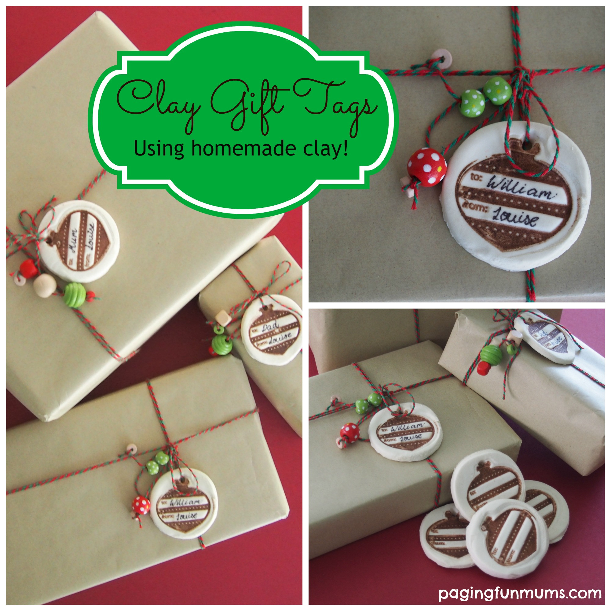 Best ideas about DIY Gift Tags
. Save or Pin Homemade Clay Gift Tags Now.