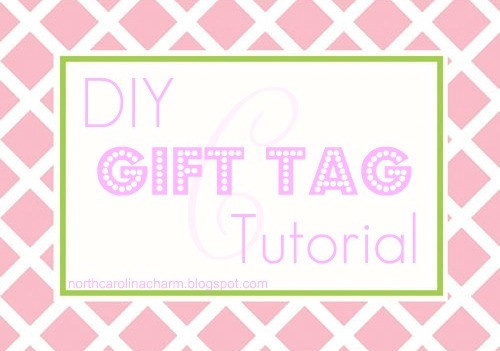 Best ideas about DIY Gift Tags Templates
. Save or Pin DIY Gift Tag Tutorial Carolina Charm Now.
