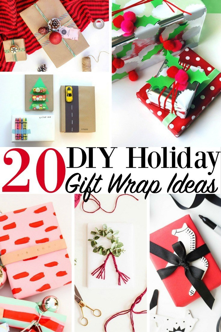 Best ideas about DIY Gift Wrap Ideas
. Save or Pin 20 DIY Holiday Gift Wrap Ideas Christmas Presents Now.