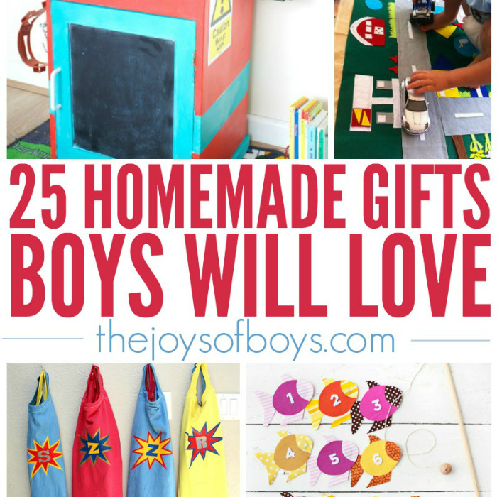 Best ideas about DIY Gifts For Boy
. Save or Pin 25 Homemade Gifts Boys Will Love Now.