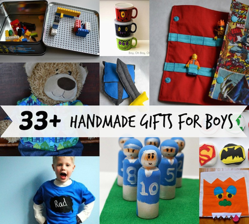 Best ideas about DIY Gifts For Boy
. Save or Pin 33 Handmade Gifts for Boys – Tutorials free patterns Now.