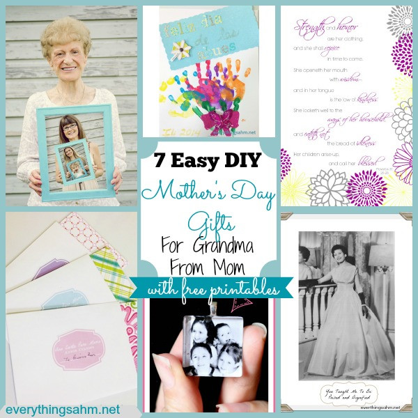 Best ideas about DIY Gifts For Grandma
. Save or Pin Easy DIY Mother s Day Gifts For Grandma From Mom Now.