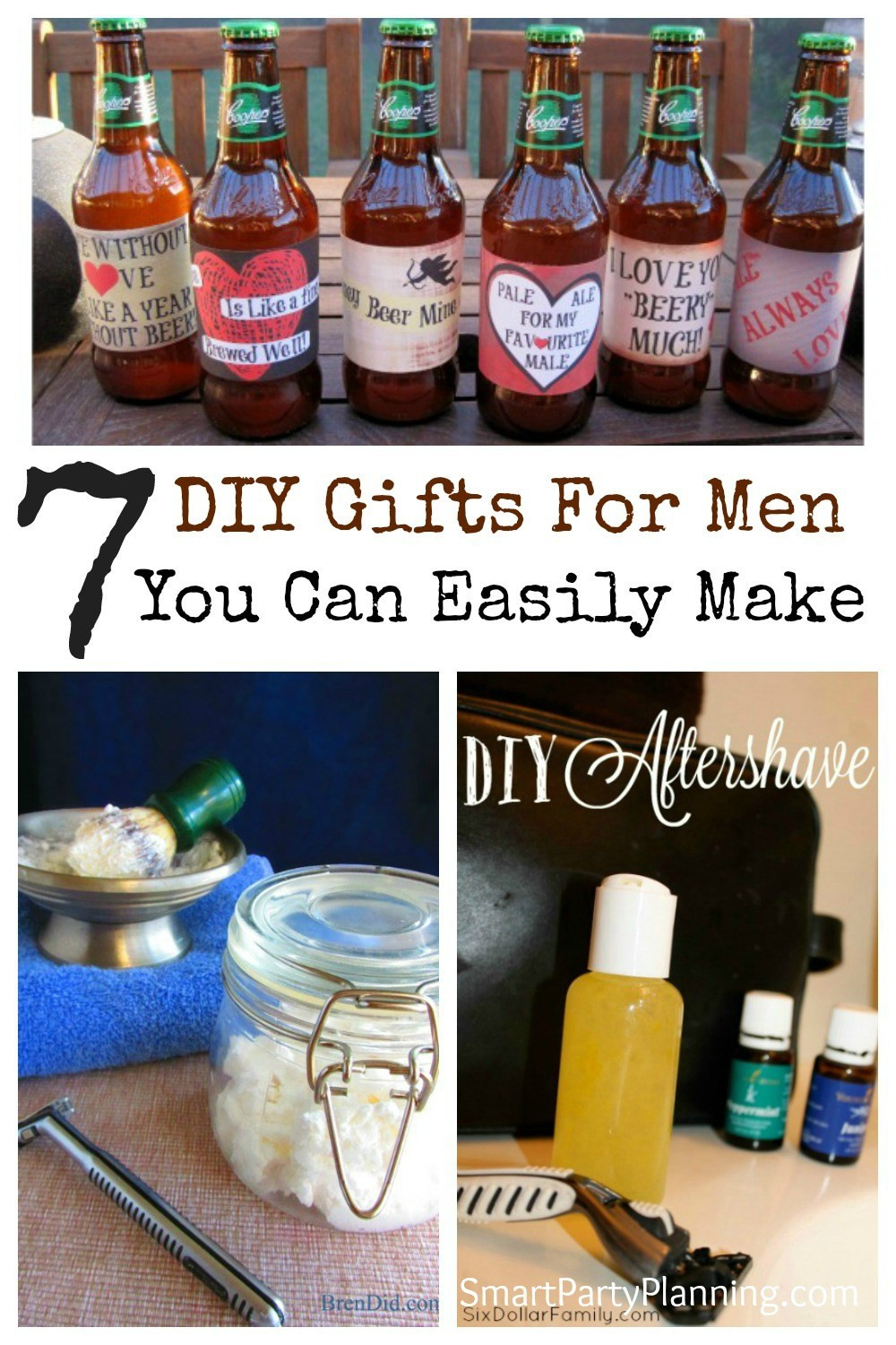 Best ideas about DIY Gifts For Guys
. Save or Pin 7 DIY Gifts For Men You Can Easily Make Now.