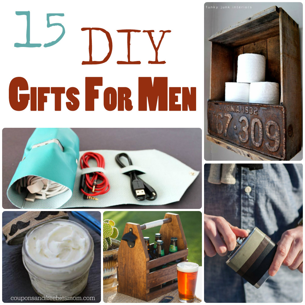 Best ideas about DIY Gifts For Men
. Save or Pin 15 DIY Gifts for Men Now.