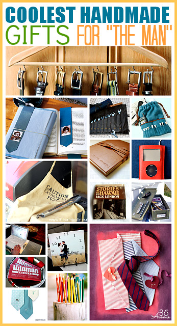 Best ideas about DIY Gifts For Men
. Save or Pin The 36th AVENUE 21 Handmade Gifts for Men Now.