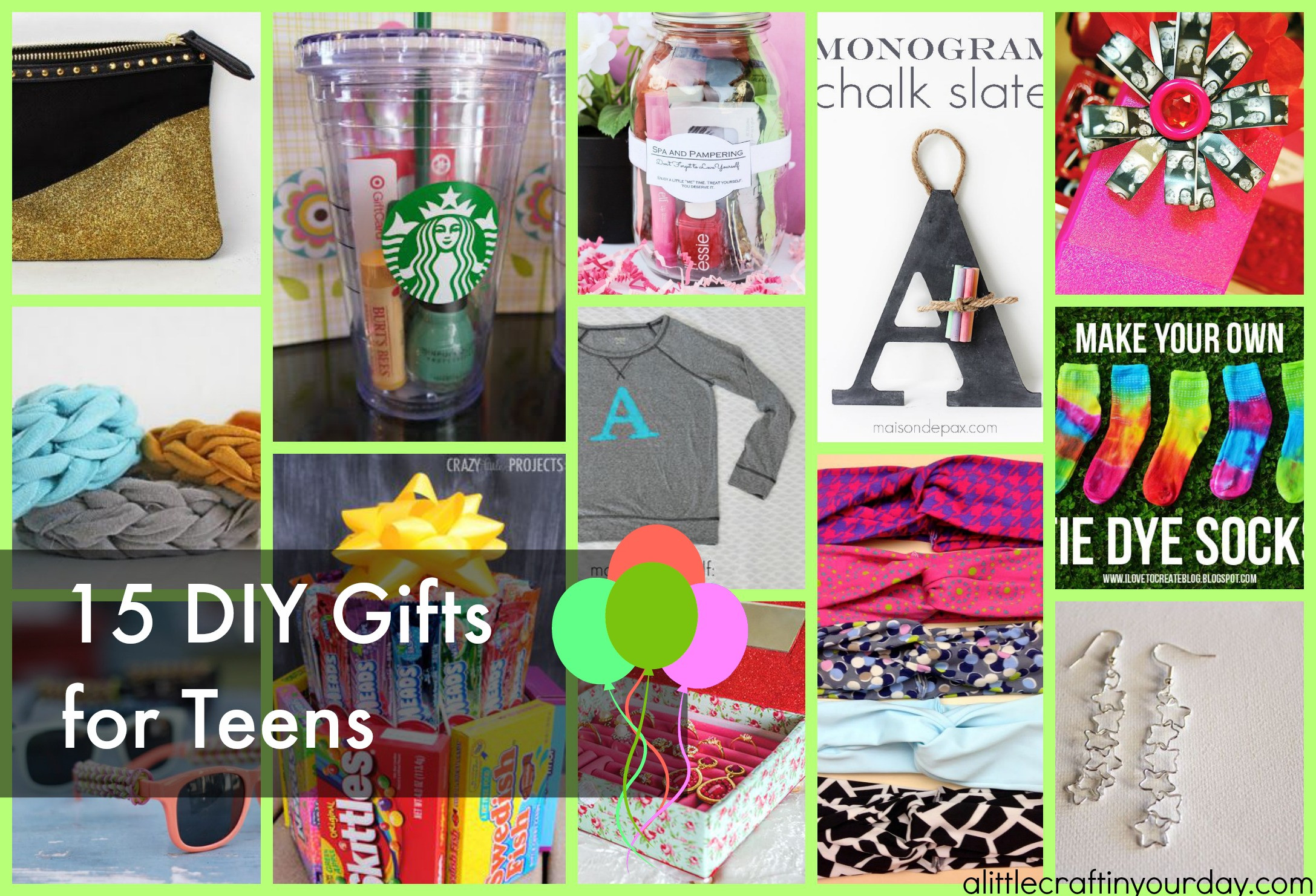 Best ideas about DIY Gifts For Teen Girls
. Save or Pin DIY Gifts For Teens A Little Craft In Your Day Now.