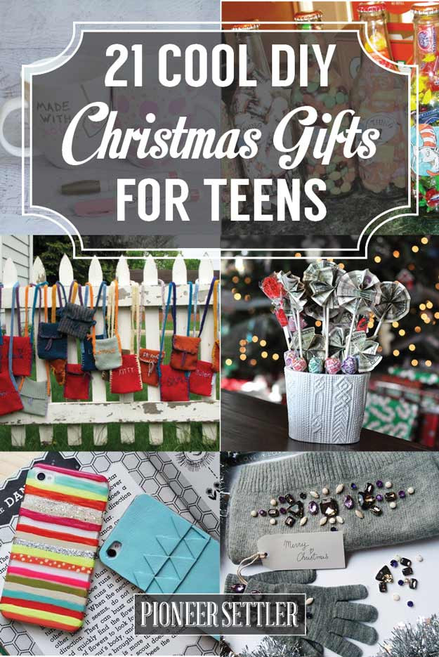 Best ideas about DIY Gifts For Teen Girls
. Save or Pin 21 DIY Cool Christmas Gifts for Teens Now.