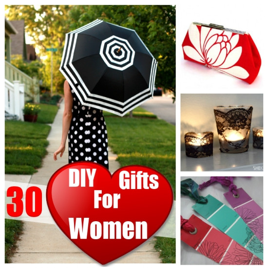 Best ideas about DIY Gifts For Women
. Save or Pin 30 Outstanding DIY Gifts for Women Now.