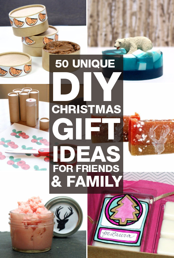 Best ideas about DIY Gifts Ideas For Friends
. Save or Pin DIY Christmas Gifts 50 Unique DIY Christmas Gifts You Can Now.