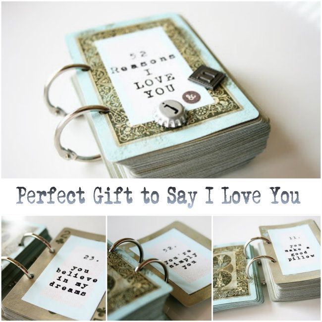 Best ideas about DIY Gifts That Say I Love You
. Save or Pin Perfect Gift to Say I Love You Amazing Diy Projects Ideas Now.