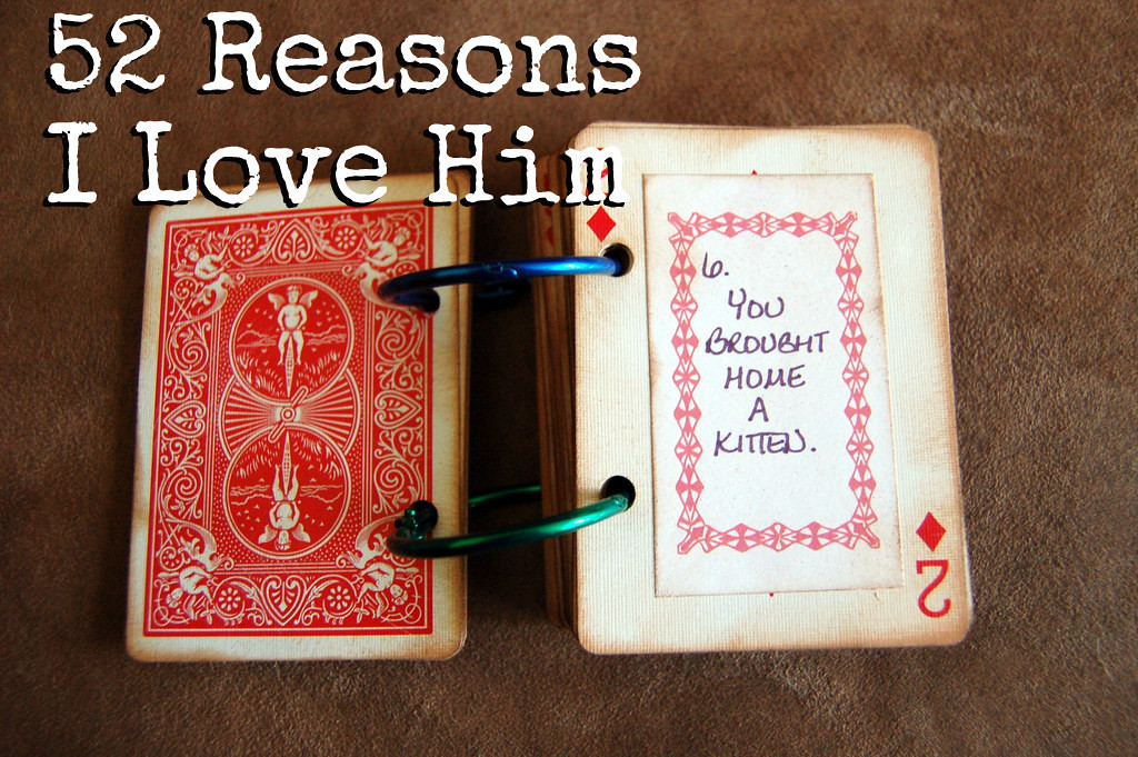 Best ideas about DIY Gifts That Say I Love You
. Save or Pin 52 Reasons Why I Love You Tutorial links here Now.