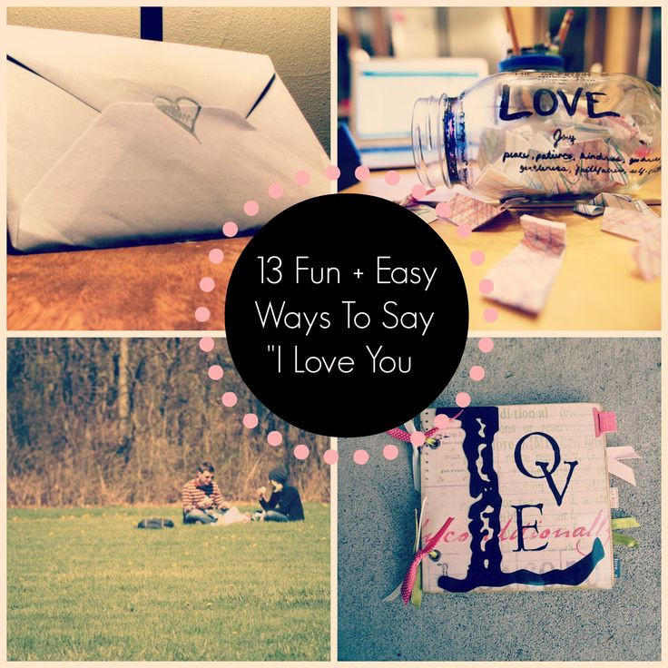 Best ideas about DIY Gifts That Say I Love You
. Save or Pin 60 best Unique Ways to Say I Love You images on Pinterest Now.