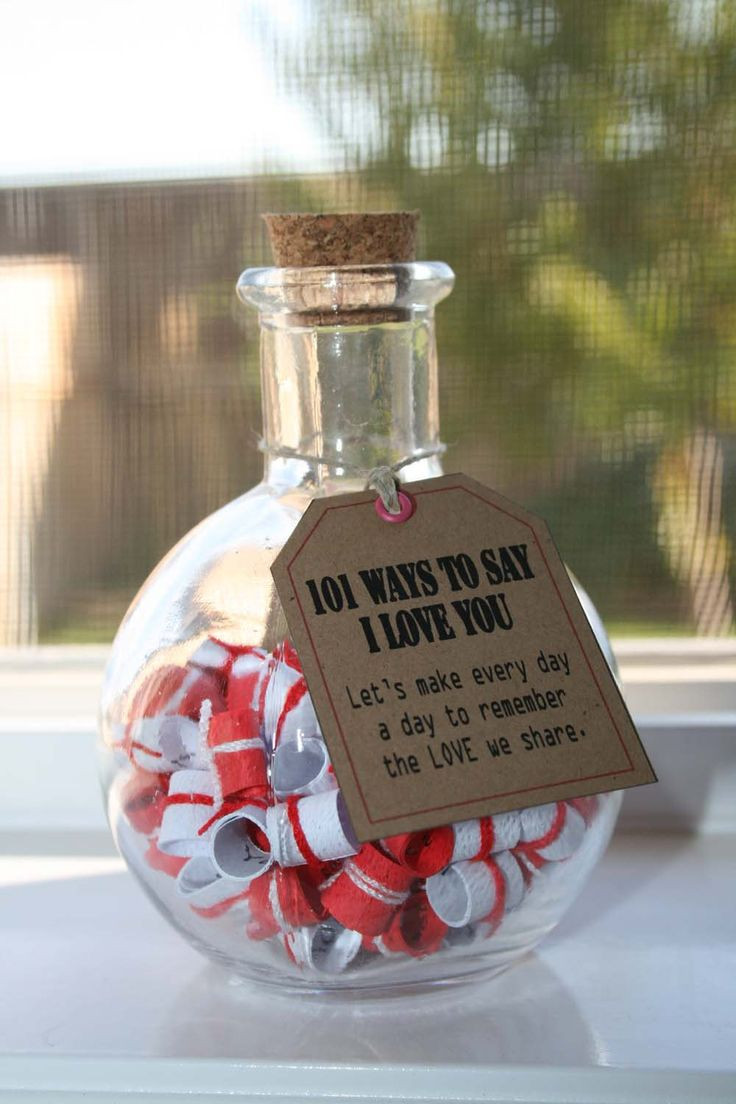 Best ideas about DIY Gifts That Say I Love You
. Save or Pin Anniversary t "101 Ways to say I Love You " Unique Now.