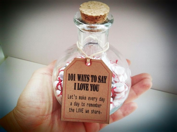 Best ideas about DIY Gifts That Say I Love You
. Save or Pin Anniversary Gifts Gift of Love "101 Ways to say I Love Now.