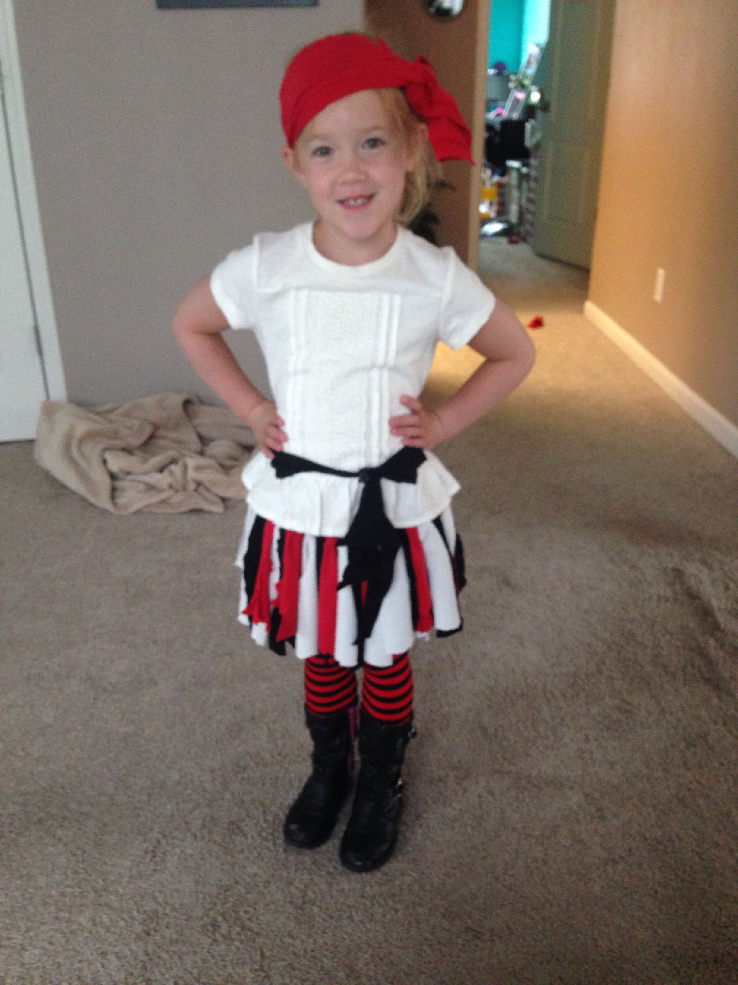 Best ideas about DIY Girl Pirate Costume
. Save or Pin DIY girl pirate costume Old tshirtswere used to make the Now.