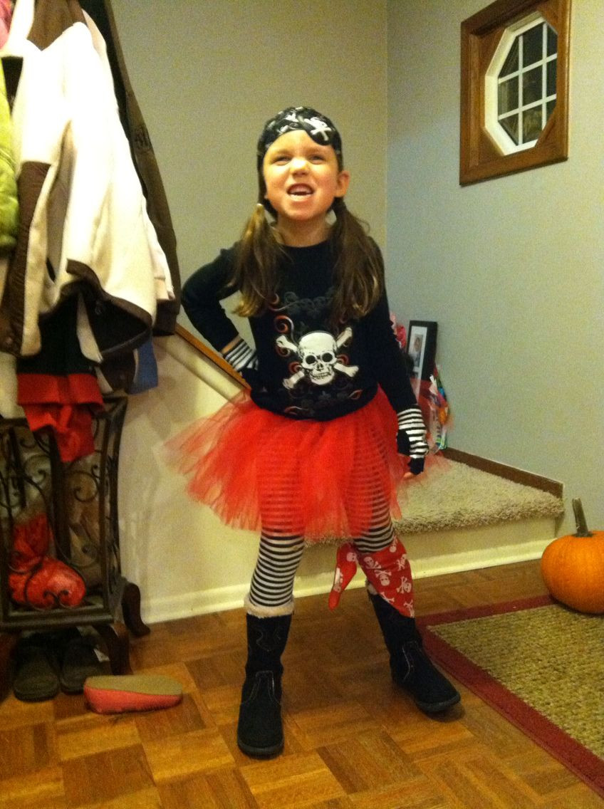 Best ideas about DIY Girl Pirate Costume
. Save or Pin "Argh " Easy DIY tutu pirate costume my little girl wore Now.