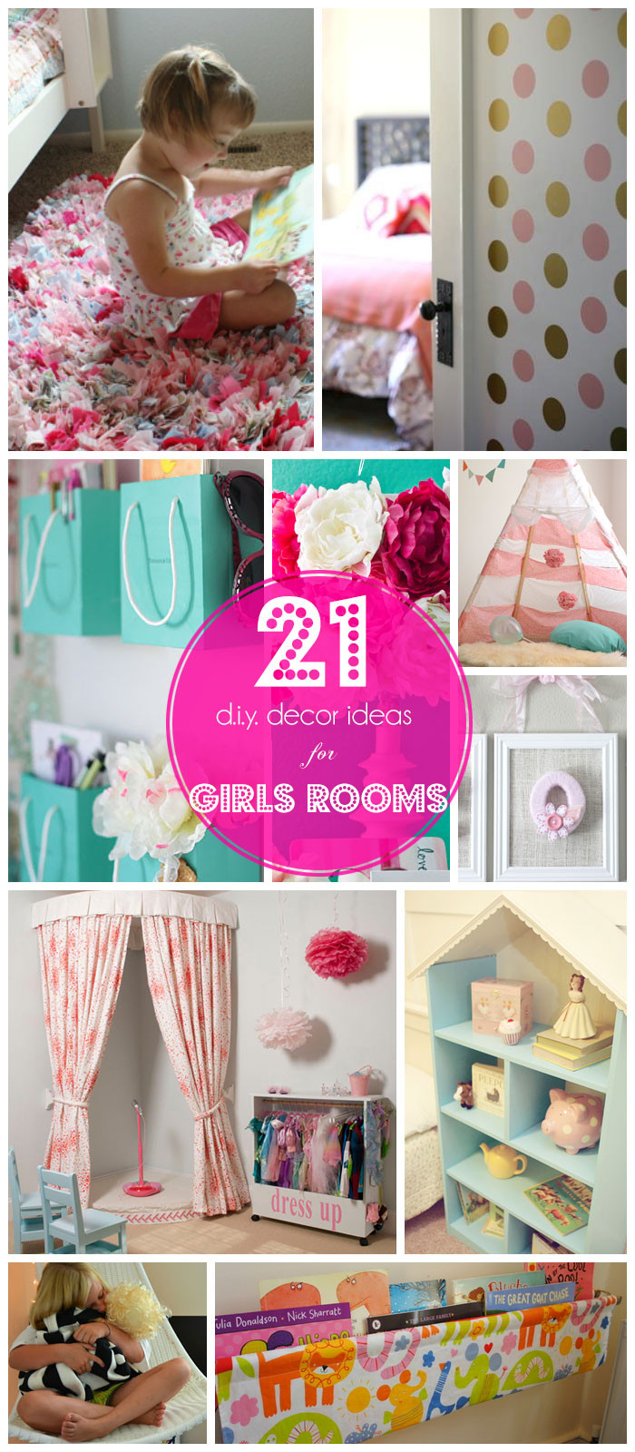 Best ideas about DIY Girls Bedroom
. Save or Pin 21 DIY Decorating Ideas for Girls Room Now.