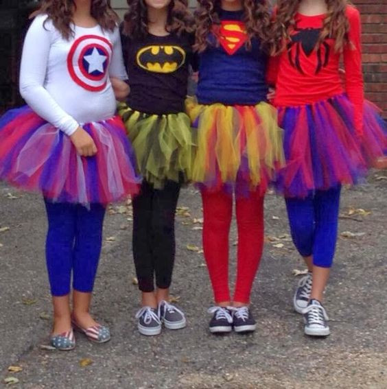 Best ideas about DIY Girls Superhero Costumes
. Save or Pin 50 Bold And Cute Group Halloween Costumes For Cheerful Now.