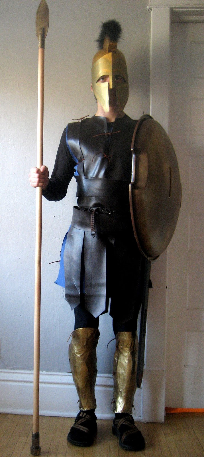 Best ideas about DIY Gladiator Costume
. Save or Pin Chuck Does Art DIY Spartan Hoplite Costume How to make a Now.