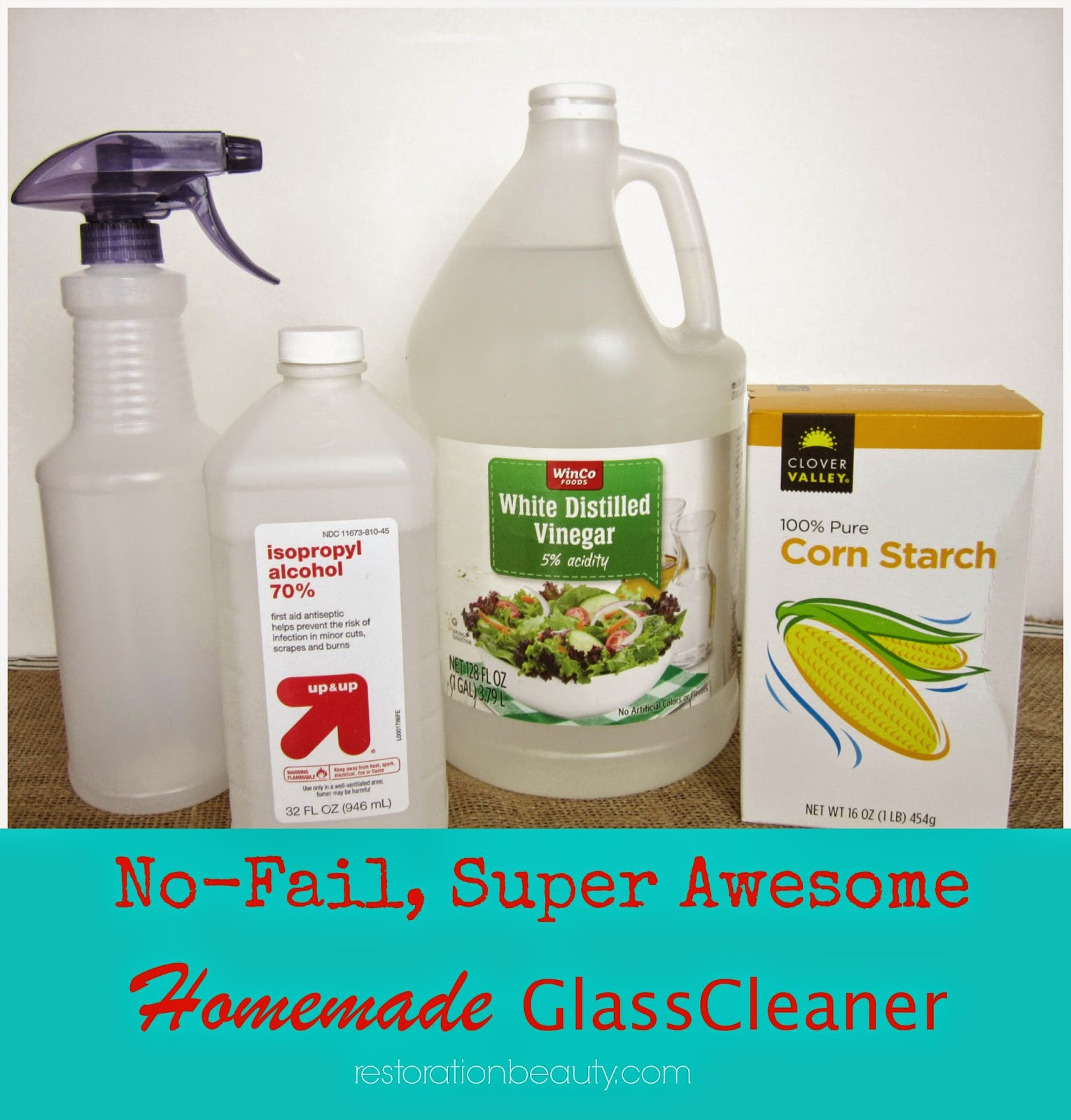 Best ideas about DIY Glass Cleaner
. Save or Pin Restoration Beauty No Fail Super Awesome Homemade Glass Now.