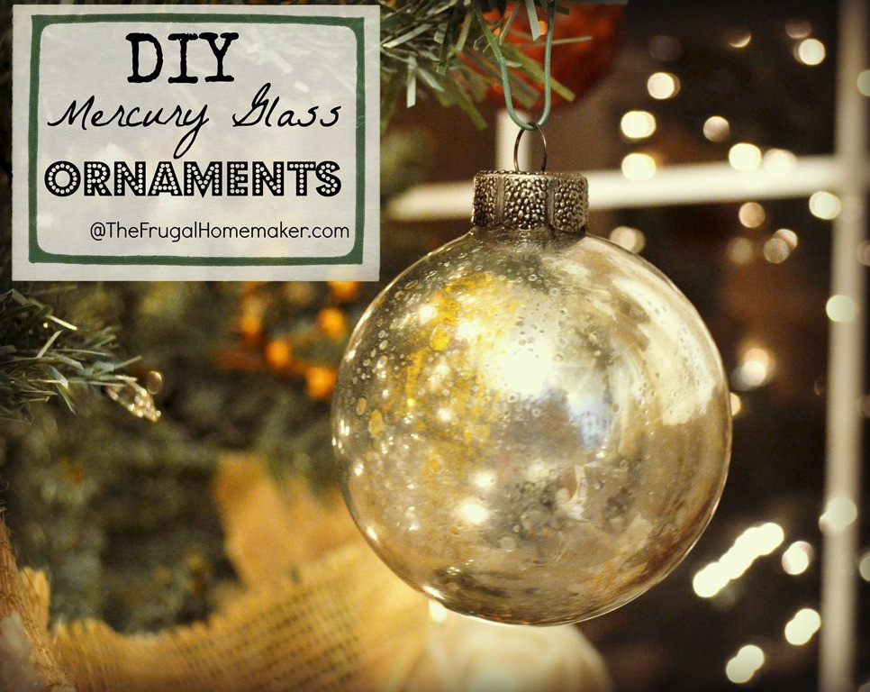 Best ideas about DIY Glass Ornament
. Save or Pin DIY Mercury Glass Ornaments Now.