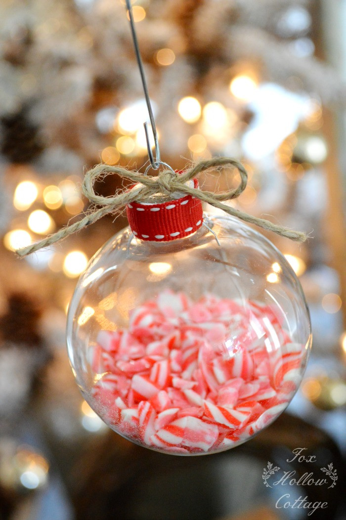 Best ideas about DIY Glass Ornament
. Save or Pin Diy Clear Christmas Ornament Candy Canes in Glass Fox Now.