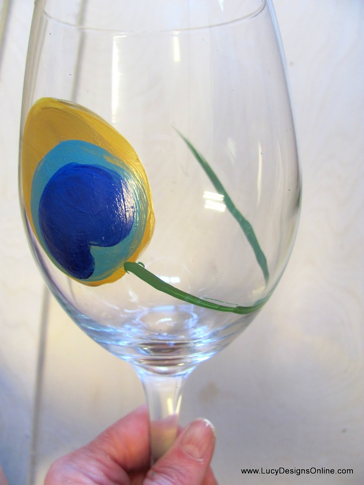 Best ideas about DIY Glass Painting
. Save or Pin DIY Hand Painted Wine Glasses with Peacock Feather Design Now.