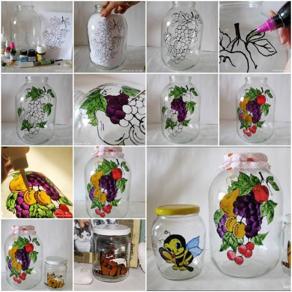 Best ideas about DIY Glass Painting
. Save or Pin DIY Painting Glass Jars And Bottles Tutorials Now.