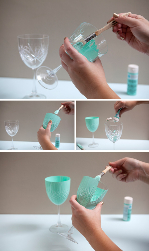 Best ideas about DIY Glass Painting
. Save or Pin DIY painted mason jars tutorial Now.