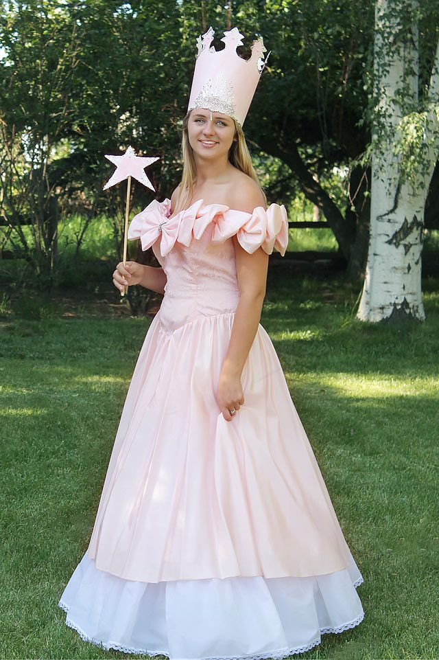 Best ideas about DIY Glinda Costume
. Save or Pin How to Style a No Sew Glinda the Good Witch Costume Now.