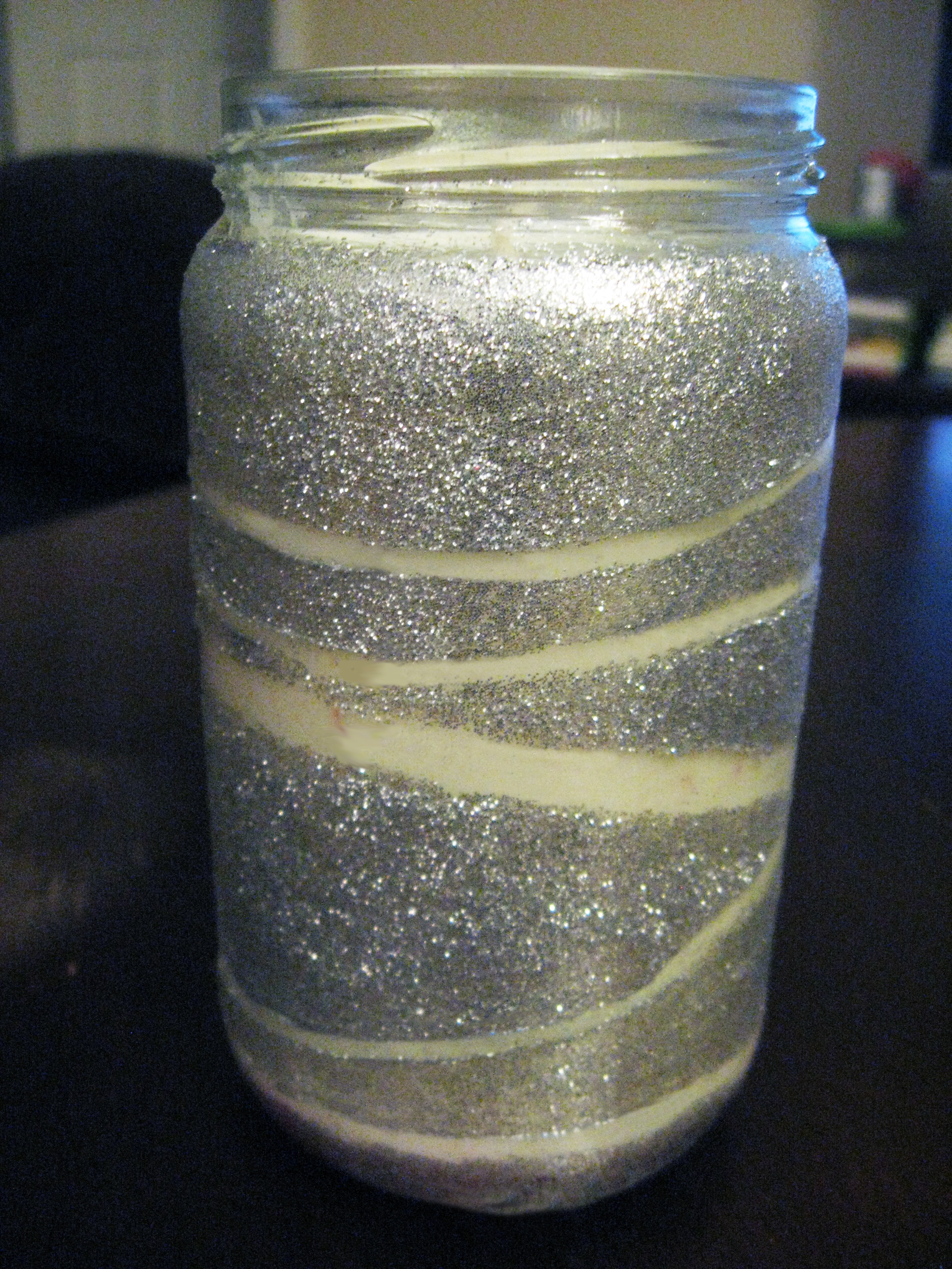 Best ideas about DIY Glitter Jar
. Save or Pin DIY Glitter Design Candle Jar Now.