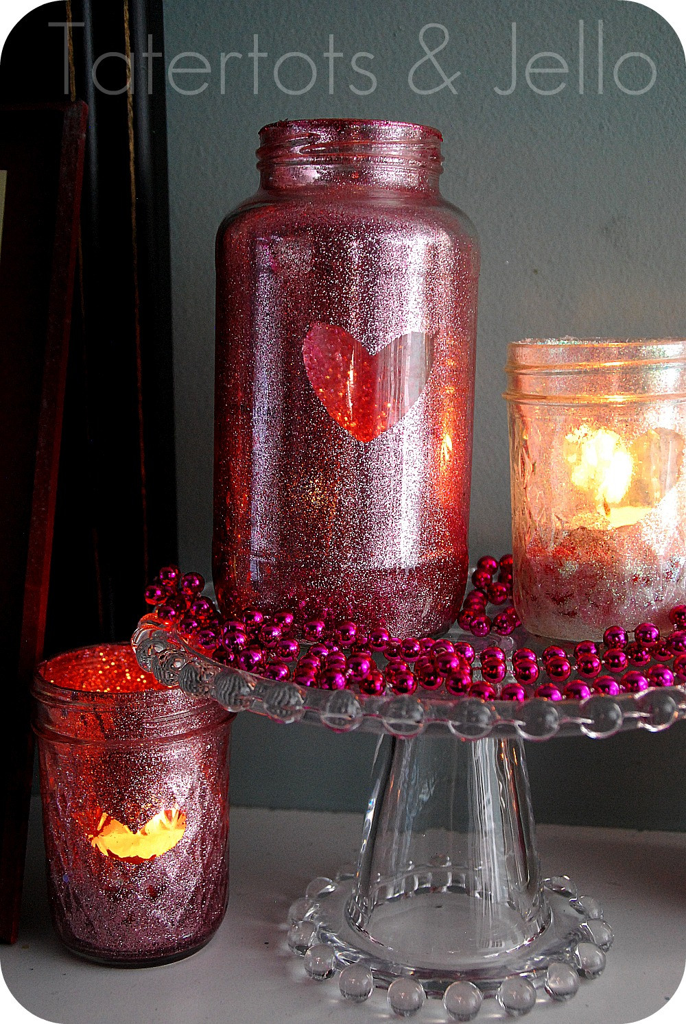 Best ideas about DIY Glitter Jar
. Save or Pin DECK THE HOLIDAY S DIY GLITTER MASON JAR CANDLE HOLDERS Now.