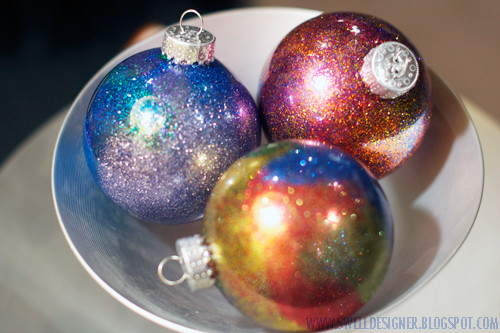 Best ideas about DIY Glitter Ornaments
. Save or Pin Glitter Galaxy Ornament DIY Now.