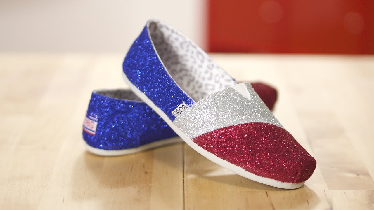 Best ideas about DIY Glitter Shoes
. Save or Pin DIY Glitter Canvas Shoes Now.