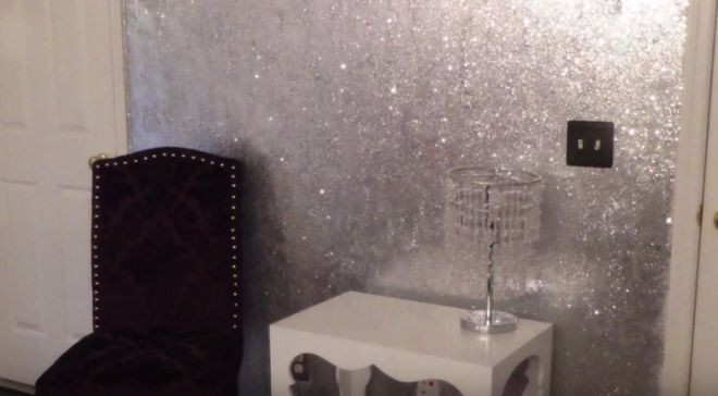 Best ideas about DIY Glitter Wall
. Save or Pin How To Design Your Walls With Mod Podge And Glitter Now.