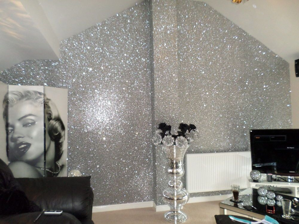 Best ideas about DIY Glitter Wall
. Save or Pin Details about SAMPLE Glitter Wallpaper Chunky Fabric Now.