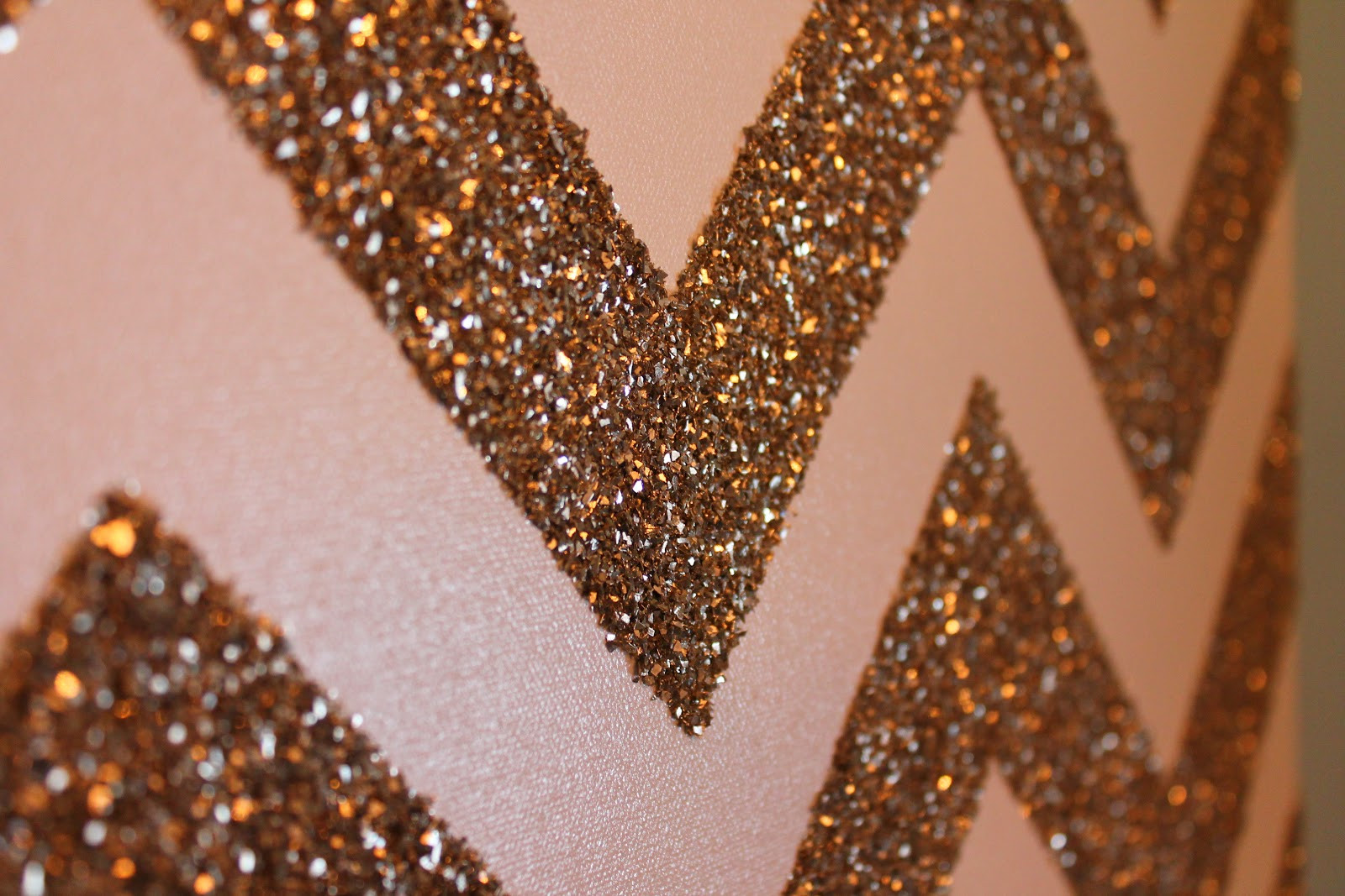 Best ideas about DIY Glitter Wall
. Save or Pin DIY Glitter Chevron Art Penny Pincher Fashion Now.