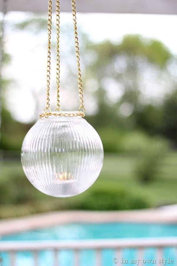 Best ideas about DIY Globe Light
. Save or Pin DIY Lighting Fixture Designs For The Backyard Now.