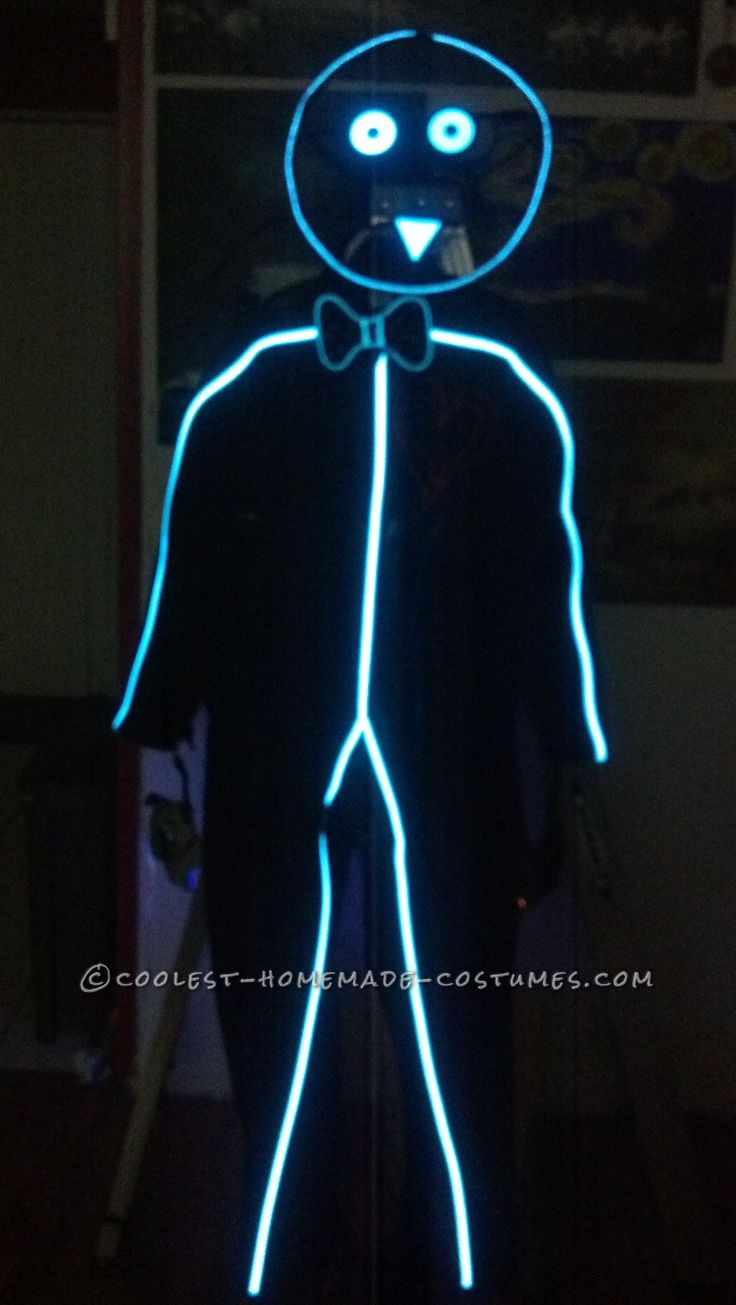 Best ideas about DIY Glow Stick Costume
. Save or Pin High Power EL Stick Figure Costume Now.