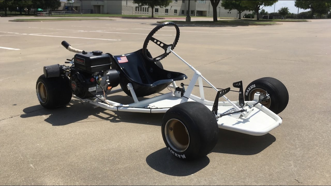 Best ideas about DIY Go Cart
. Save or Pin Homemade Racing Go Kart Shifter Kart Frame Build Now.