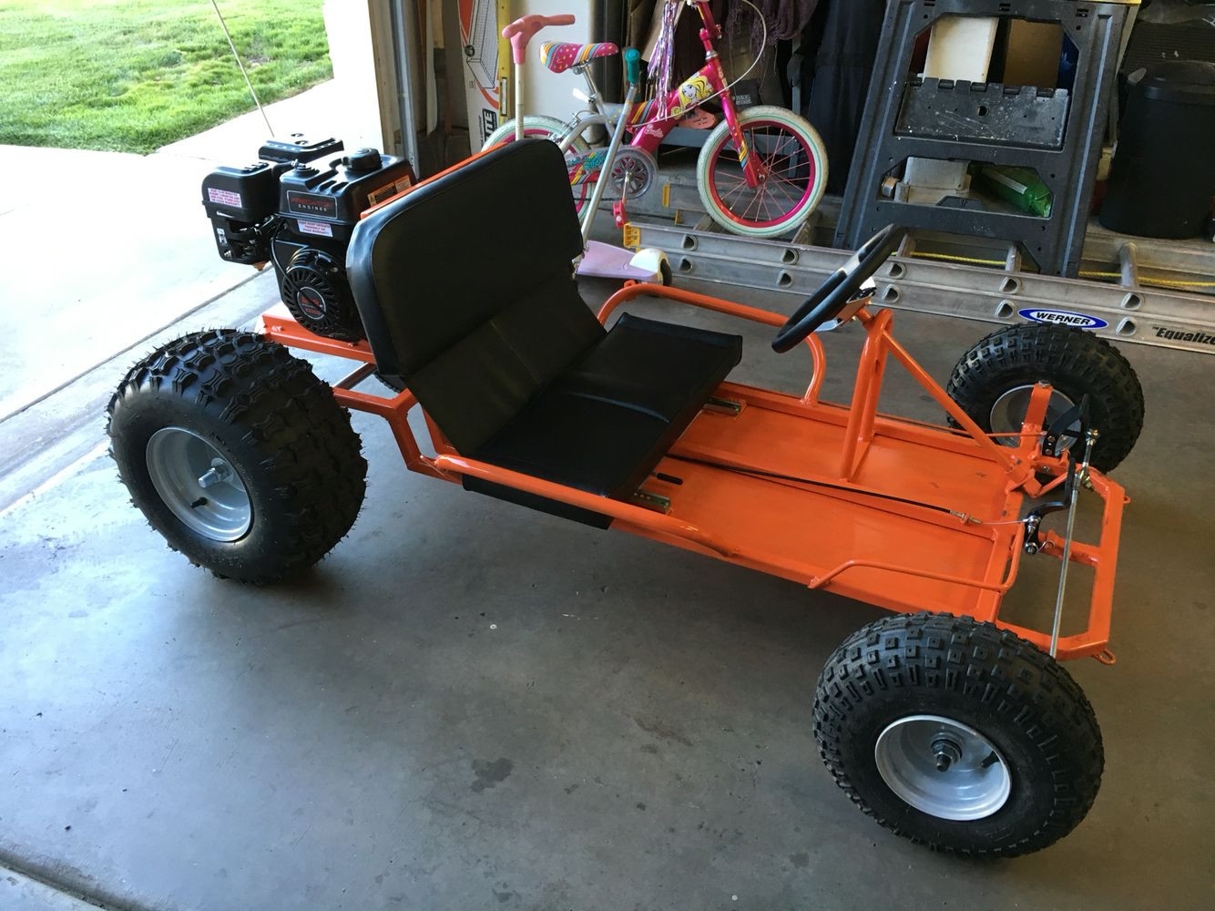 Best ideas about DIY Go Cart Plans
. Save or Pin Finished side view DIY Homemade Go Kart Now.