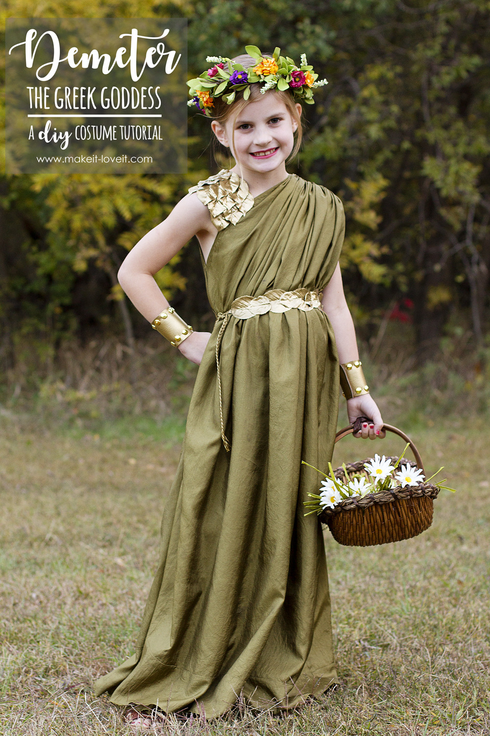 Best ideas about DIY Goddess Costume
. Save or Pin DIY Greek Goddess Costume DEMETER Now.