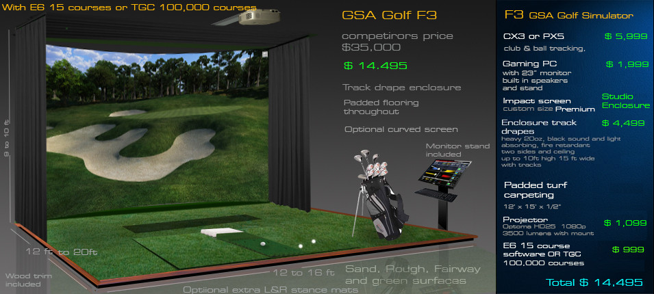 Best ideas about DIY Golf Simulator
. Save or Pin GSA Advanced Golf Simulators Enclosures Now.