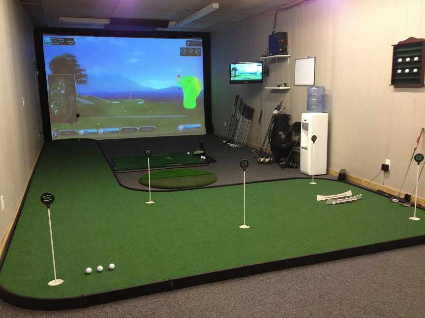 Best ideas about DIY Golf Simulator
. Save or Pin Simply the Best Indoor Putting Greens Now.