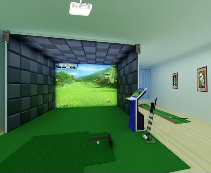 Best ideas about DIY Golf Simulator
. Save or Pin 82 bästa bilderna om Great Indoor Golf Rooms på Pinterest Now.