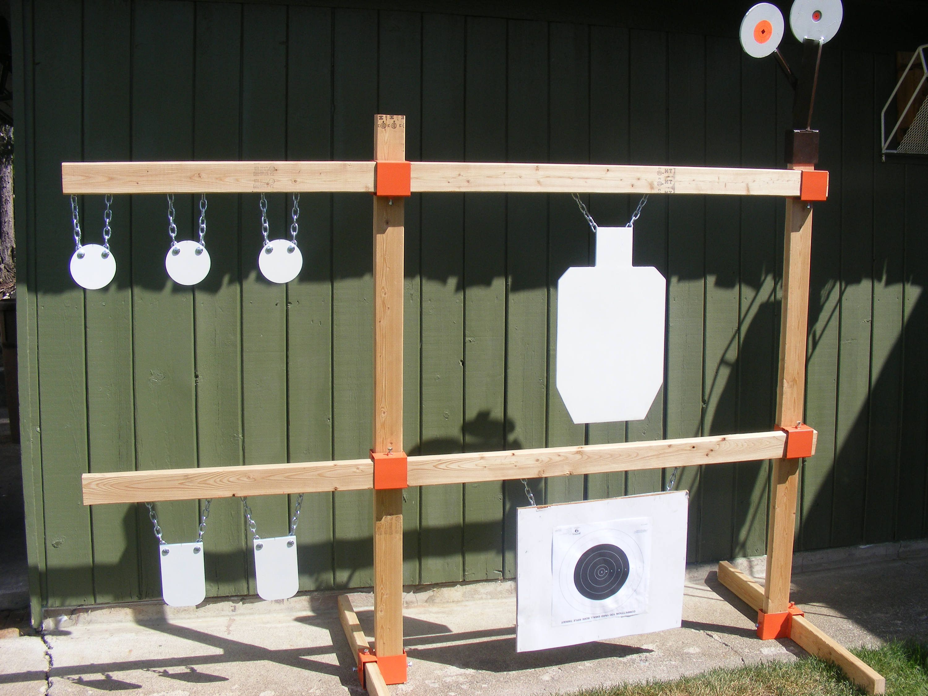 Best ideas about DIY Gong Target Stand
. Save or Pin TommyGun Pistol Rack Kit Rifle Shooting Tar AR500 Gong Now.