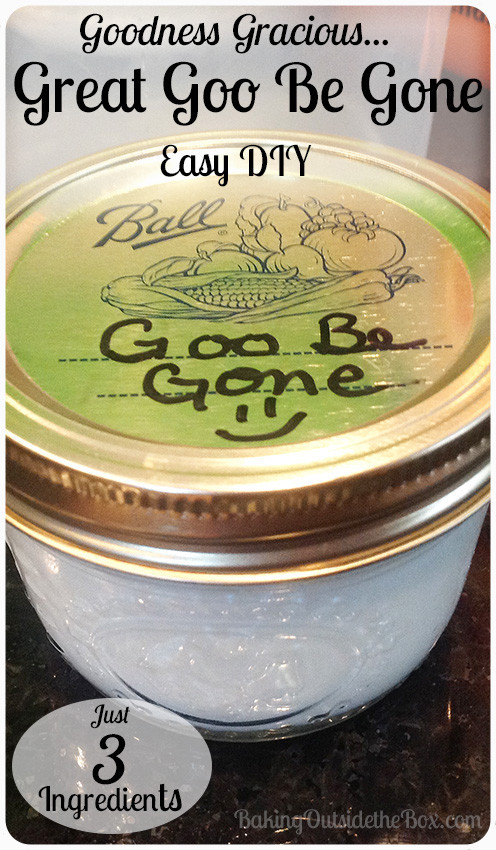 Best ideas about DIY Goo Gone
. Save or Pin Great Goo Be Gone DIY Baking Outside the Box Now.