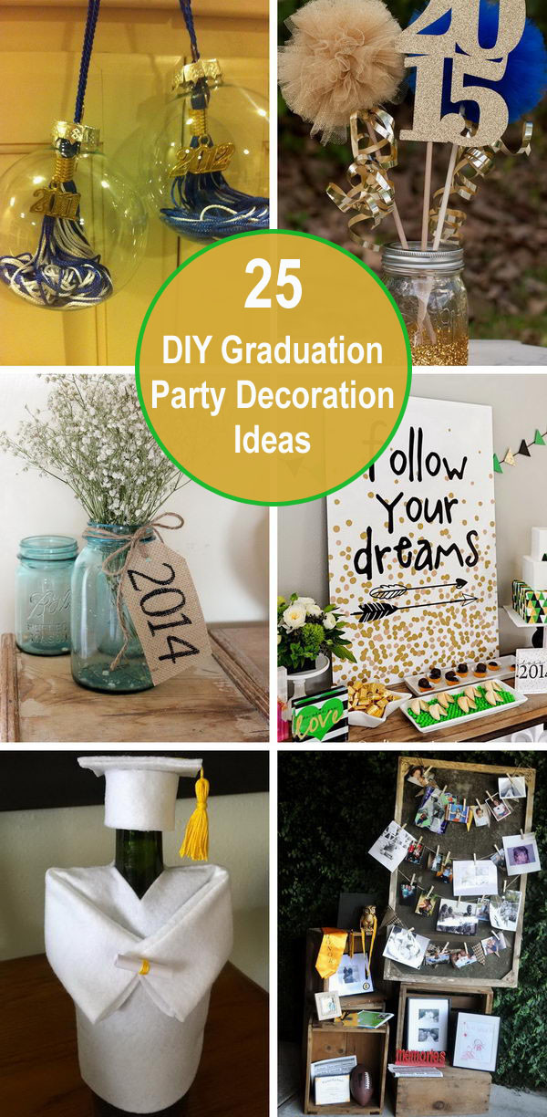 Best ideas about DIY Graduation Decorations
. Save or Pin 25 DIY Graduation Party Decoration Ideas Now.